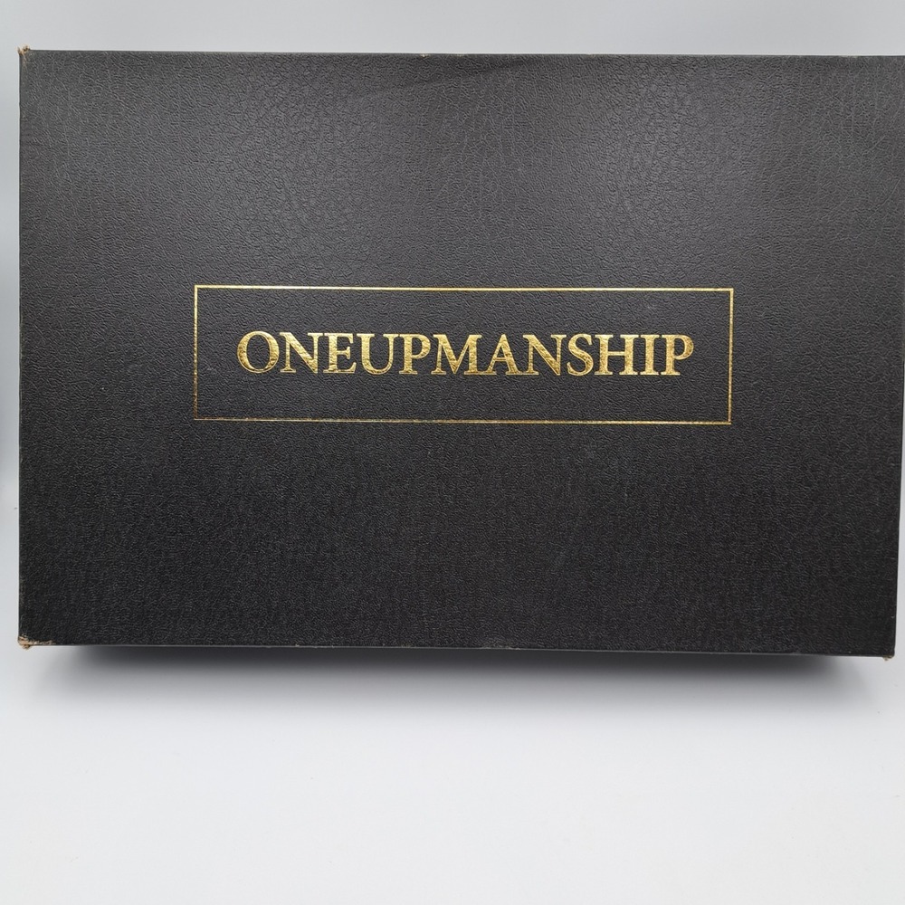 Oneupmanship Tony Cataldo Board Games 2012, New Open Box, Sealed Pieces